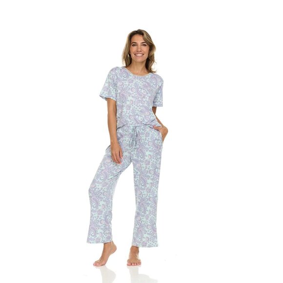 Flora Nikrooz 2-Piece Short Sleeve and Capri Pajama Set - Picture 3 of 8